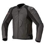 Alpinestars GP Plus R V3 Rideknit Mens Leather Motorcycle Jacket Black 50 EUR