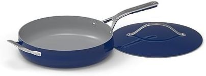 Cuisinart Culinary Collection Nonstick Cookware 4.5 Qt. Sauté Pan + Helper Handle + Cover, Sapphire