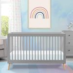 Delta Children #1USA 4-in-1 Convertible Baby Crib | Greenguard Gold Certified Safe Crib | Adjustable Mattress Height | Durable, Non-Toxic Nursery Furniture for Newborns, Infants & Toddlers