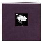 Pioneer 12-Inch by 12-Inch Fabric Frame Scrapbook, Wildberry Purple