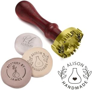 Personalized Pottery Stamp for Clay, Custom Pottery Stamps for Clay, Personalized Clay Stamp,40 Styles,4 Sizes, HandCrafter Potters Lovers Gift(3Inch)