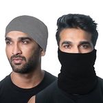 HEELIUM Versatile Bamboo Bandana Scarf | Elegant Neck Warmer, Sun & Dust Protection | Multipurpose Muffler for Fashion & Comfort