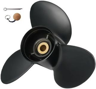 VRIWOY 14×19,14 1/2×17,15 1/4×15,15 1/2 17,15×17 Outboard Aluminum Propeller for Yamaha Boat Motor 150/175/200/220/225/250/300HP Engines 15 Spline (15 1/4×15)