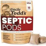 Uncle Todd's Septic Pods - Ultimate Septic Tank Treatment - Eco-friendly, 12-month Supply - Powerful Septic Treatment That Actually Works! (12 Count)