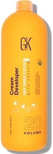 Global Keratin GK HAIR Professional Hair Creme 20 Volume Developer 33.8 Fl Oz for Hair Coloring Bleach - High-Performance Long Lasting Semi-Permanent Hair Color Toner Dye