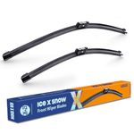 24"+19" Wiper Blades Replacement for VW Volkswagen Jetta 2011-2019 Passat 2012-2018 CC 2013-2017 Quiet and Durable Stable All-Season Windshield Wiper Blades