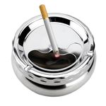 1set Qualsen Ashtray ，Outdoor Ashtray，Ashtray with Lid,Ash Trays Indoors，Smokeless Ashtray，Rotatable Ashtray ，Portable Ashtray，Stainless Steel Ashtray，Modern Tabletop Ashtray for Indoor or Outdoor