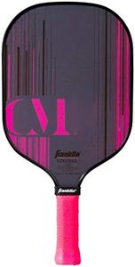 Franklin Sports Pro Pickleball Paddle - Pro Tournament Pickleball Paddle - Extra Grip MaxGrit Technology - Christine McGrath Pickleball Paddle - Blue 16mm,Purple