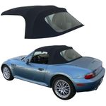 Sierra Auto Tops & Seats Convertible Top for 1996-2002 BMW Z3 - Sun-Fast Canvas, Twill - Convertible Top with Plastic Window - BMW Z3 Convertible Top, Complete Soft Top