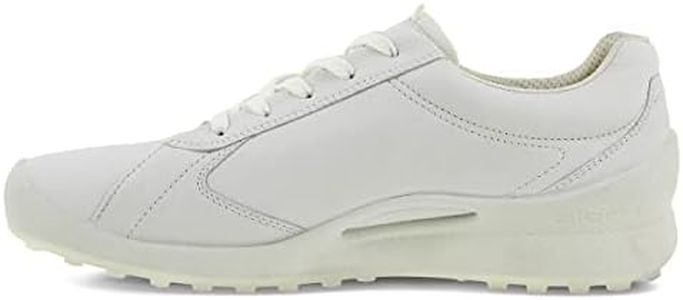 ECCO Mens 2023 M Golf Biom Hybrid Spikeless Water Resistant Leather Golf Shoes, White, 11 US