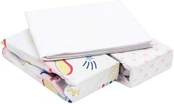 FlyIdeas 3 Pcs Set Bedside Crib Fit