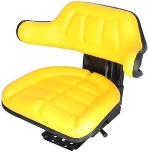 Seat Assembly - Grammer Style Vinyl Yellow fits John Deere 1020 2640 2355 3040 2030 2155 2840 2040 2240 2950 2555 2150 2955 1530 820 2550 1630 830 2130 2750 3140 2940 2440 1640 2350 2020 2140 2755