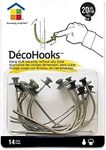 Under the Roof Decorating 5-100148 20 lb Deco Hooks with Project Pack, Small Head, 14 Piece