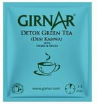 Girnar Green Tea Detox Desi Kahwa Loose Pack (50 Tea Bag, 50, count)