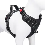 PHOEPET Reflective Dog Harness Larg