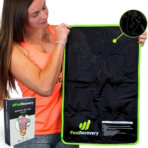 Almohada Refrescante Gel para Personas XXL (60x38 cm) - Bolsa Extra-Grande Gel Frío y Calor Reutilizable Alivio Dolor Tela Suave - Recuperación Lesiones: Espalda, Piernas, Brazos, Cuello y Abdomen