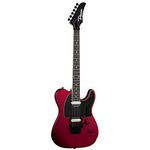 Dean Guitars Dean Nash Vegas Select Floyd Electric Guitar, Metallic Red Satin, Nv Sel F Mrs