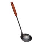 Soup Ladle, 14.2 inches wok utensils, Stainless Steel wok Ladle.