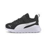 PUMA Unisex Baby Anzarun Lite Ac Inf Sneaker, Black Puma Black Puma White 01, 7 UK Child