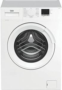 Beko WTL74051W Washing Machine | 7 kg Capacity 1400 rpm Spin Speed | D Rated Energy Class| White Colour, 28 Minute Quick Wash Technology | RecycledTub