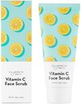 Elizabeth Mott Sure Thing Vitamin C Face Scrub - Heat Activated, Deep Pore Cleansing, Exfoliating Facial Cleanser to Buff and Smooth Skin - Vegan, Cruelty Free Skincare Product for Clear Skin, 3.52 oz