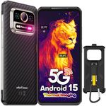 Ulefone Armor 25T Pro 5G Rugged Smartphone, ThermoVue Thermal Imaging Android 15, 16GB+256GB, 120Hz 6.78" Corning Gorilla Glass Victus, 64MP Night Vision, 30W Wireless Charging Mobile Phone Unlocked