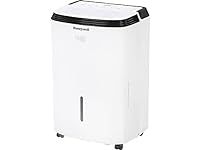 Honeywell 50 Pint Energy Star Smart Dehumidifier for Basements & Large Rooms Up to 4000 Sq. Ft. with WiFi, Alexa Voice Control, and Anti-Spill Design, (White)