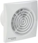Envirovent SILENT-125S "SILENT" Extractor Fan 5" 125mm (Standard Model - NO Timer) White