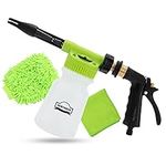 DEWINNER Car Wash Foam Canon, Foam Blaster, Quick Release Soap Washer gun, Quick Connect to Garden hose Snow Foam Lance, Auto Washer Sprayer, With Cleaning Kit