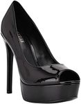 GUESS Women's CACEI Pump, Black, 8