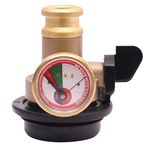 Gas Safe Vertical Gas Safety Device | 3-in-1 LPG Leak Detector + Auto Shut-Off Valve + Gas Level Gauge | Universal Fit | DIY Install | 3 Year Warranty