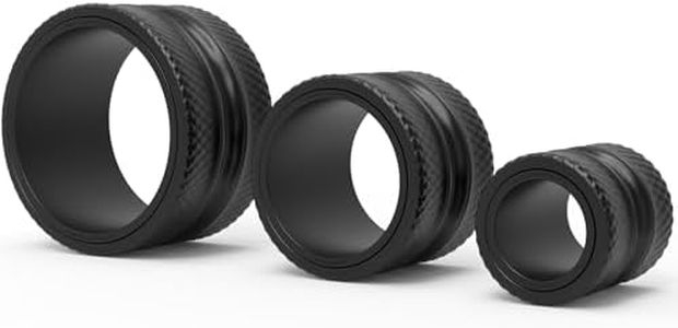 FitBeast Back Roller - Deep Tissue Massage Wheel, Yoga Wheel & Back Stretcher for Pain Relief (6''+9''+12'', Black)