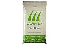 Fast Grass Seed - Easy to sow Lawn Seed, Fast to Grow and germinate - UK DEFRA Registered Supplier - Lawn UK (1kg)