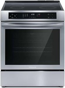 Frigidaire 30 in 5.3 cu.ft. 4-Burner Element Slide-in Front Control Self-Cleaning Induction Range w/Convection in Stainless Steel