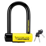 Kryptonite New York FAHGETTABOUDIT Lock - Yellow, Mini, 23 x 15.2 x 3 cm