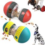 Dog Slow Feeder Treat Toys,Interactive Dog Feeder Toy,Slow Feeder Toy for Dog Dog Food Puzzle Toy Dog Interactive Toys Slow Dog Feeder Dog Toys, for Small Dogs Food Dispenser (2PCS)
