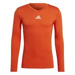 adidas GN7508 Team Base TEE Sweatshirt Mens Team Orange M