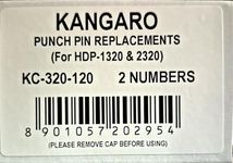 KANGARO PUNCH PIN REPLACEMENTS (For HDP- 1320 & 2320)