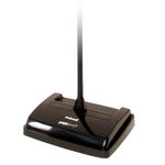 Ewbank 525 Manual Floor and Carpet Sweeper, Lightweight Speedsweep Floor Cleaner with Low Profile Body to Reach Under Furniture, Ridged rubberised tyres, Black