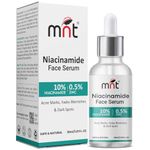 MNT 10% Niacinamide Face Serum with 0.5% Zinc for Acne Marks I Fades Blemishes & Dark Spots I Day & Night Serum for Dry & Sensitive Skin I For Women & Men I 30 ml