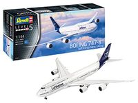 Revell 03891 Boeing 747-8 "Lufthansa" New Livery 1:144 Scale Unbuilt/Unpainted Plastic Model Kit