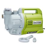 Green Expert 1HP Shallow Well Jet Pump with Prefilter Max Head 150FT Flow 1200GPH Portable Garden Sprinkler Water Pump for Home Farm Irrigation Easy Transferring 314061