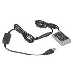 Fotga DC Coupler BLS-5 Dummy Battery with USB Power Cable Adapter for Olympus E-P1 E-P2 E-P3 E-PL1 E-PL3 E-PL7 E-PL8 E-PM1 E-M10 DSLR Camera