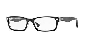Ray-Ban Unisex Clear Lens Rectangle Frames - 0RX5206