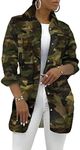 SeNight Women's Jacket Camouflage C