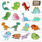 Metker Dinosaurs,Vehicles,Space (300 PCS) Kids Waterproof Temporary Tattoos,Cchildren's Temporary Tattoo Toys