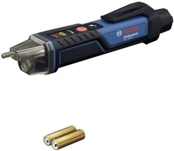 Bosch GVD 1000-17 Electrical Meter (Contactless Voltage Detection, IP67, Dual Range 24-1000V AC, Integrated Torch, Belt Clip, CAT IV 1000V Tested)
