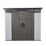 Lifetime Modern Outdoor Storage Shed, 8 x 5 Foot, Gray