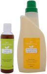 Horticultural Liquid Soap 750ml and Organic Neem Oil 200ml Combination - Natural Pest Control and Plant Hygiene for House and Garden
