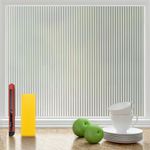 Sevenpers Window Film Privacy for Glass Windows,Reeded Glass Decorative Patterned Window Film Static Cling without Glue with Installation Kit 59.5 x 200cm